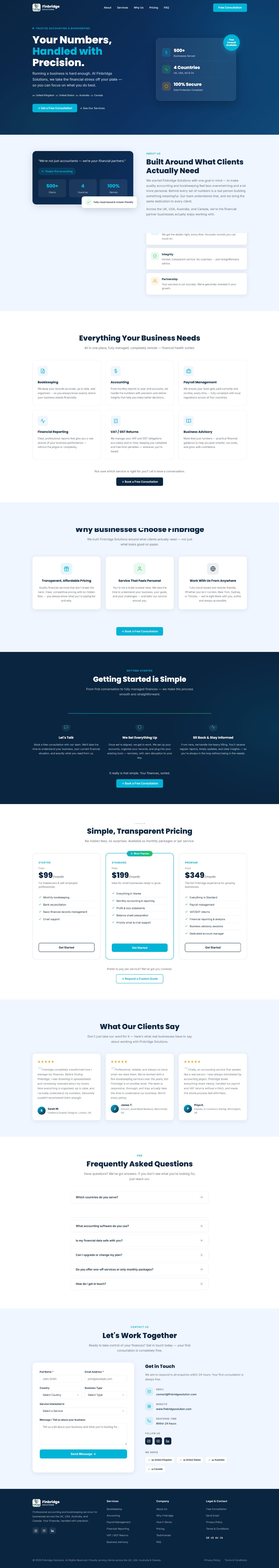 FinBridge website